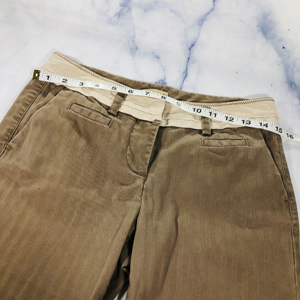 Anthropologie Elevenses Wide Leg Striped Trousers - Picture 7 of 8